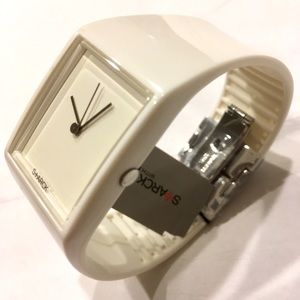 Fossil Philippe Starck Economique White Watch NWT